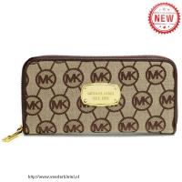 michael kors jet set logo monogram groot bruin portefeuilles Echte Tassen 7krz5438